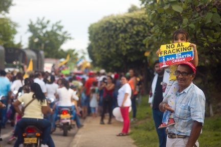 Marcha carnaval contra el Fracking, San Martín - Cesar