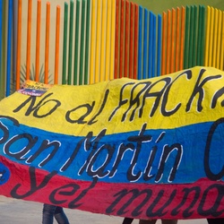 Marcha Carnaval NO al Fracking, San Martín, Cesar