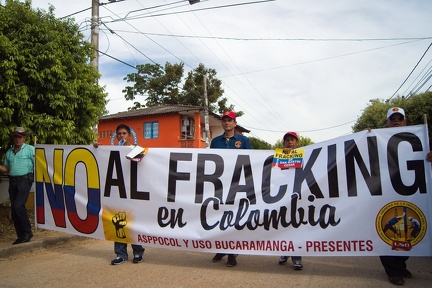 Marcha carnaval contra el Fracking, San Martín - Cesar